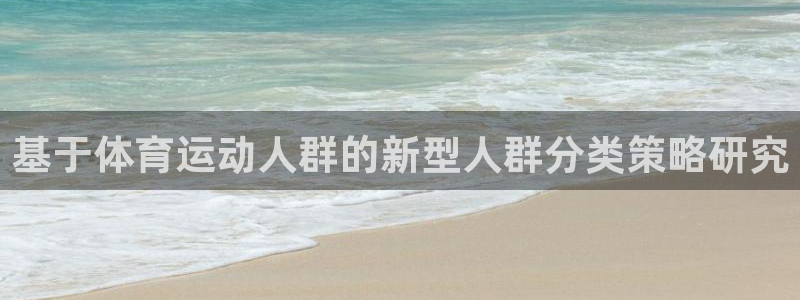 基于体育运动人群的新型人群分类策略研究